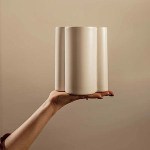 Handmade Curved Clay Wall Light | Cloud