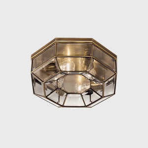 Geometric Bevelled Glass Wall Light | Rilegato