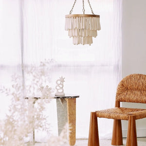 Layered Clay Bead Pendant | Valentine