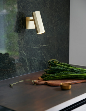 Geometric Aluminium Wall Light Brass