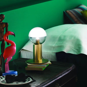 Natural Brass Balanced Table Lamp