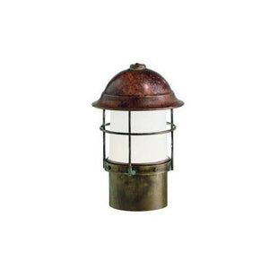Capped Brass & Copper Bollard | Designed and Made in Italy