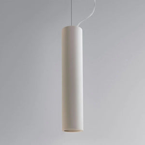 Modern Plaster Cylinder Pendant Light