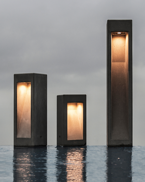 Minimalist Concrete Cube Floor Lamp | Bentu