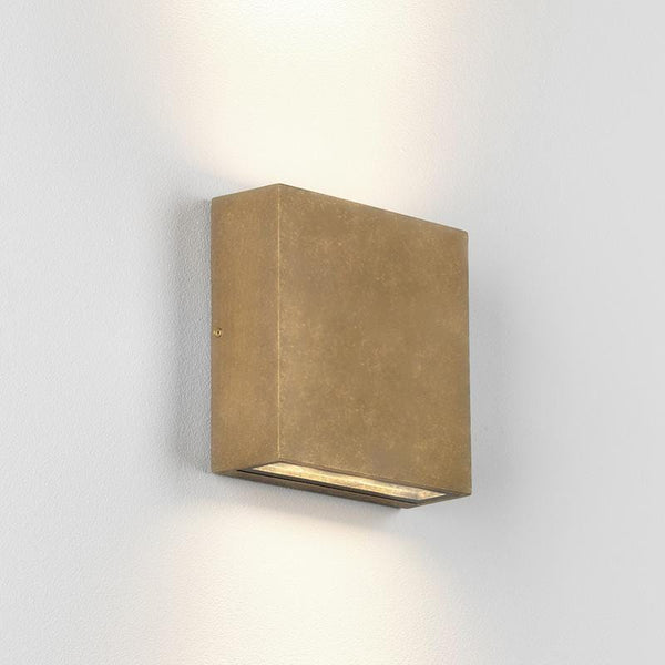 Brass Minimal Square Wall Light