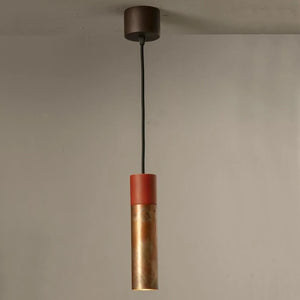 Italian Ceramic and Metal Pendant Light
