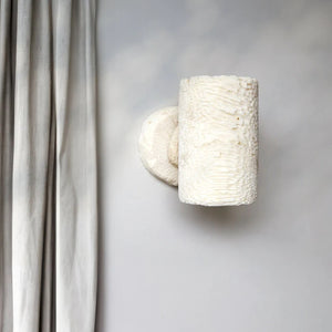 Fossil Coral Tube Wall Sconce