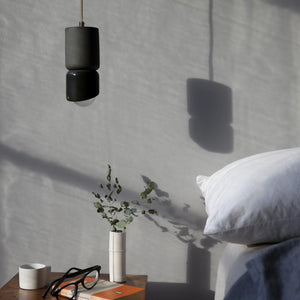 Handmade Ceramic Cylindrical Pendant | Terra 1.5