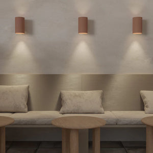 Textured Cylindrical Wall Light | Terra