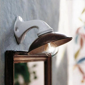 Italian Designed and Made Brass Wall Light