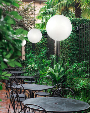Outdoor Minimalist Orb Pendant