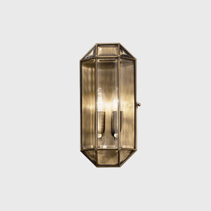 Traditional Bevelled Glass Wall Light | Rilegato