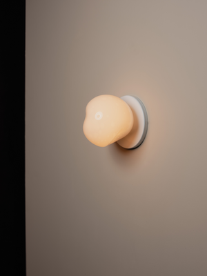 Organic Orb Wall Light | Pebble