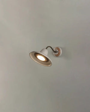 Ceramic Gooseneck Angled Wall Light