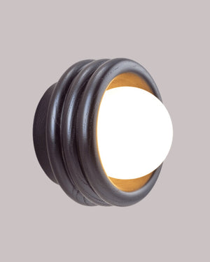 Australian Contemporary Rippled Timber Sconce