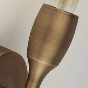 Modern Bronze Torch Wall Light