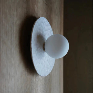 Textured Leather Wall Sconce