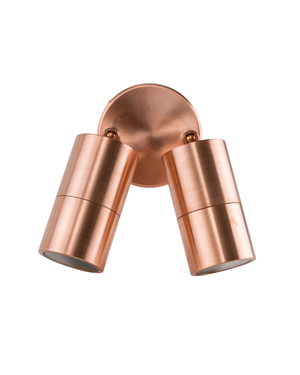 Adjustable Double Cylindrical Spot Light | Copper | TRIColour