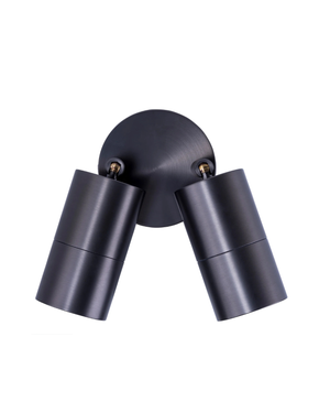 Adjustable Double Cylindrical Spot Light | Graphite | TRIColour