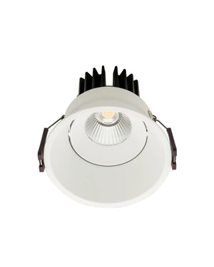 Adjustable White Aluminium Downlight | Lighting Collective