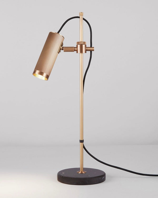 Antique Brass / Black Marble