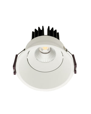 Adjustable White Aluminium Downlight