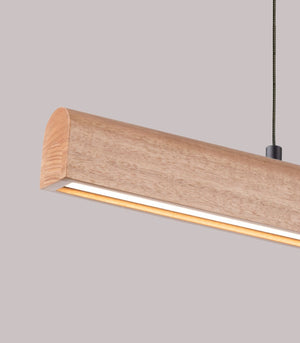 Australian Curved Timber Linear Pendant | Lighting Collective