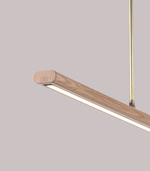 Australian Slimline Timber Linear Pendant | Lighting Collective