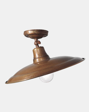 barchessa ceiling light adjustable with brass finish