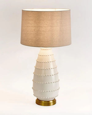 Beaded Ceramic Table Lamp