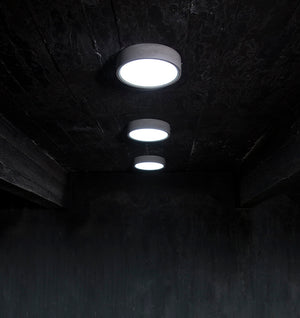 Industrial Concrete Round Ceiling Light | Bentu
