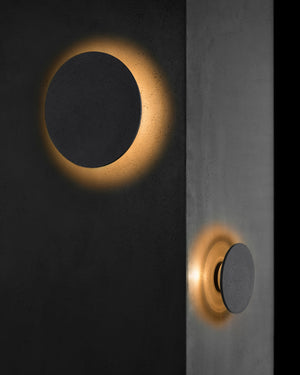 Floating Concrete Eclipse Wall Light | Bentu 02 | Small and Large