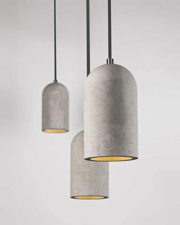 Modern Concrete Dome U Pendant | Bentu