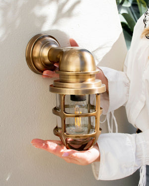 Brass Bunker Light
