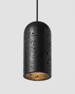 U2 Lavastone Pendant Light up close