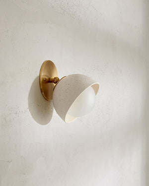 Ceramic Bowl Angle Wall Light | Terra 0