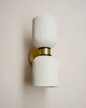 Ceramic Cylindrical Double Wall Light