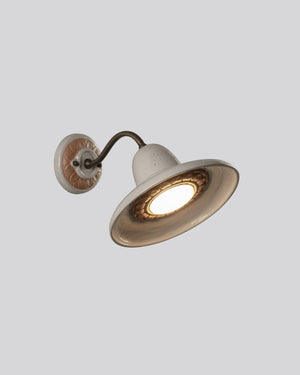 Ceramic Gooseneck Angled Wall Light