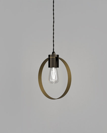 Classic Timeless Ring Brass Pendant | Lighting Collective