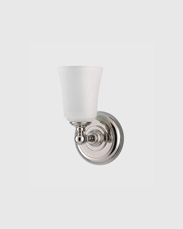 1 Light / Polished Chrome | Opal Glass