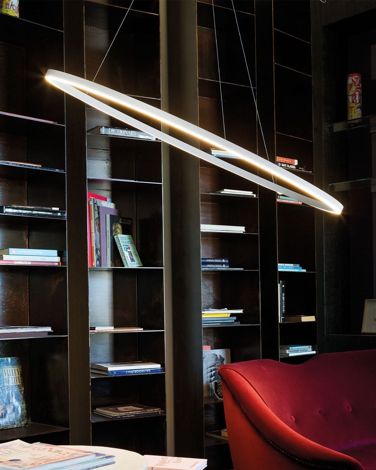 Contemporary Oval Up or Down LED Pendant Light | Ellisse – Lighting ...