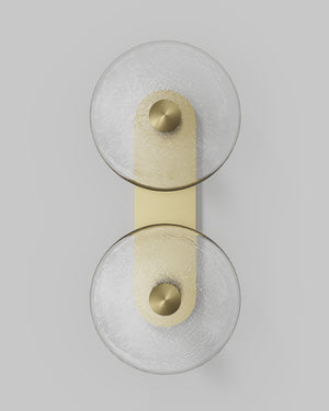 Coral Duo Glass Wall Light