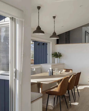 Country Style Pendant Light over a dining table