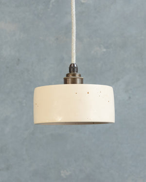 Cylindrical Concrete Pendant Light Sand