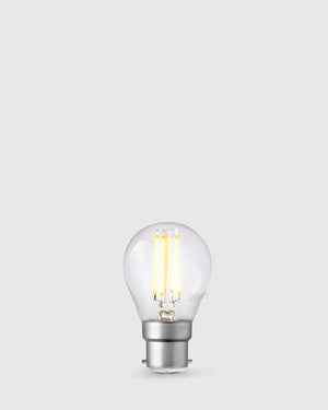 Dimmable B22 LED | G45 | 4W | 2700K Clear