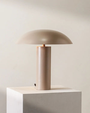 Dome Shade Column Table Lamp | Lighting Collective