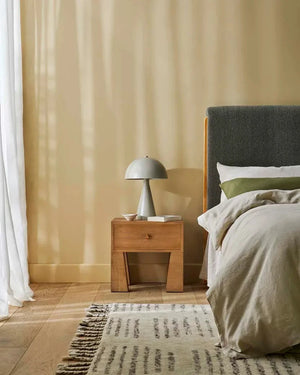 Dome Top Table Lamp in a bedroom