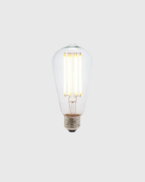 E27 | ST64 | Clear Long Filament Light Bulb | 8W
