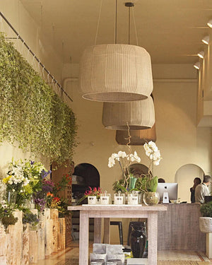 Exterior Woven Pendant Light