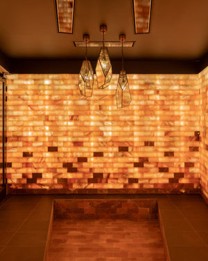 Geometric Marble Glass Pendant Light
